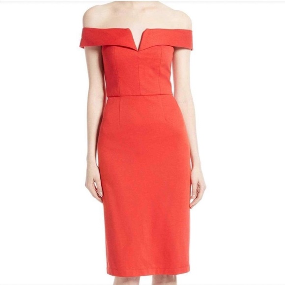 Alice and Olivia red cocktail dress - Picture 8 of 8